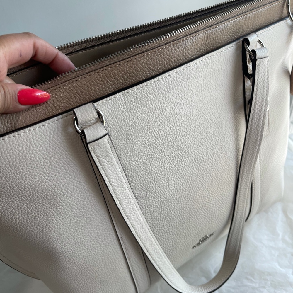 ***SOLD***Brand New White Coach bag!